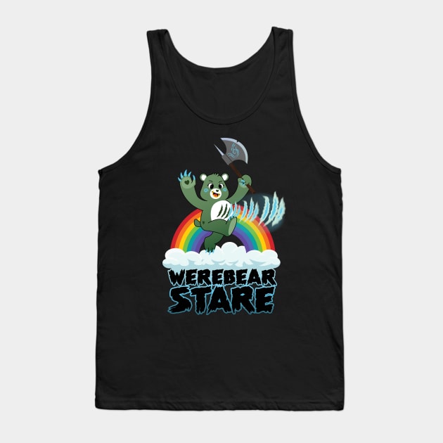 The DnD Creatures, Bear Edition: Wearbear Tank Top by Bivins Brothers Creative